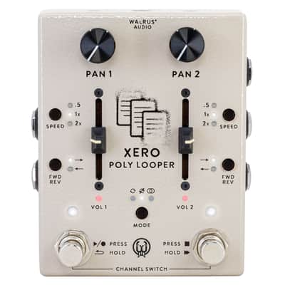 New Walrus Audio Xero Polylooper Looper Guitar Effects Pedal Cream image 1