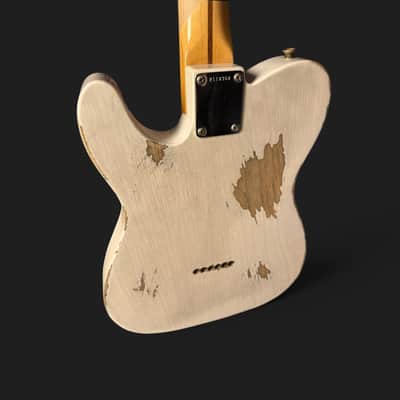 Fender Custom Shop '57 Telecaster Heavy Relic - Lightweight Ash - Josefina HW - 3,25kg 2022 - White Blonde image 10