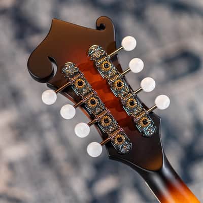 Washburn M3SEBRK Americana Series Solid Spruce Top Maple Neck F-Style 8-String Acoustic-Electric Mandolin w/Padded Gig Bag image 10