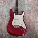 2005 Fender Highway One Stratocaster with Rosewood Fretboard - Crimson Red Transparent