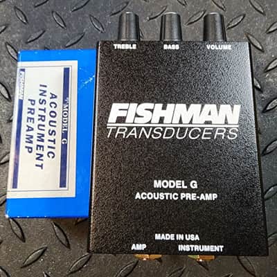 Fishman Model G Acoustic Preamp EQ 1996 - Black NOS? Equalizer image 1