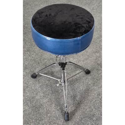 Immagine Used Pork Pie Round Throne w/Black Crush Top Blue Sparkle - Very Good - 2