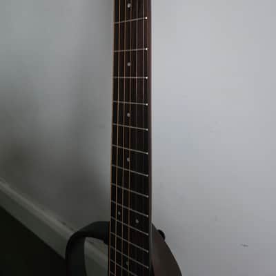 Sonicake Silent Travel Electric Guitar w/ Preamp & Headphone Output + Gig Bag Black image 3