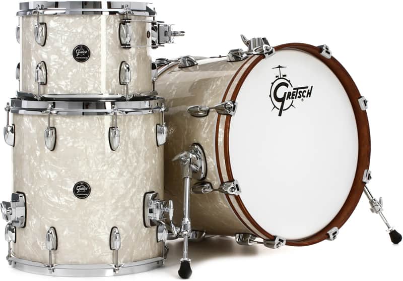 Gretsch Drums Renown RN2-J483 3-piece Shell Pack - Vintage Pearl image 1