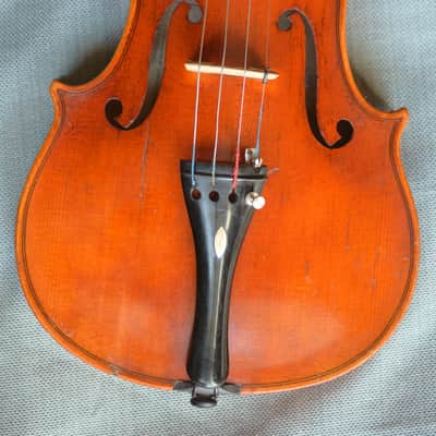 Excellent Antique 3/4  violin Branded Zeswitz image 2