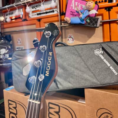 Immagine Mooer MBJ412 BASS DARK 4 Strings 2026 - DARK SILVER - 22