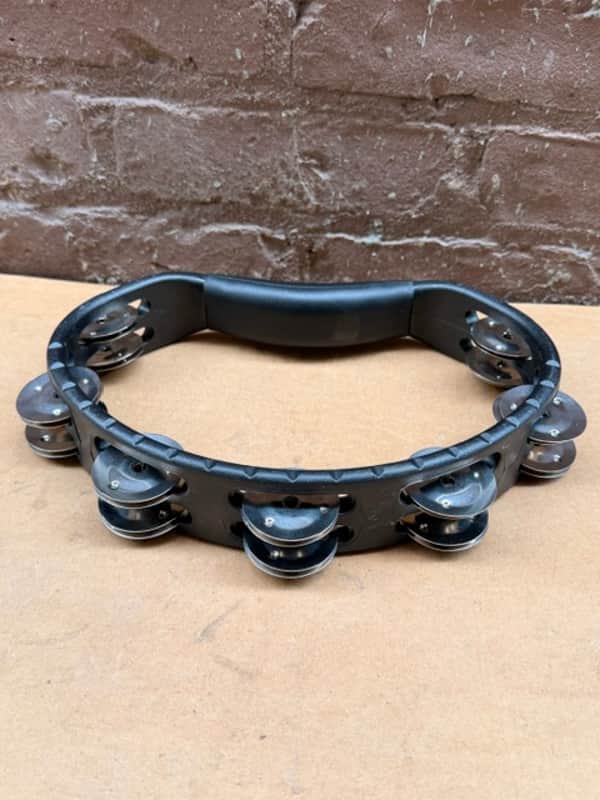 Meinl Percussion Headliner Series Handheld ABS Tambourine - Black image 1