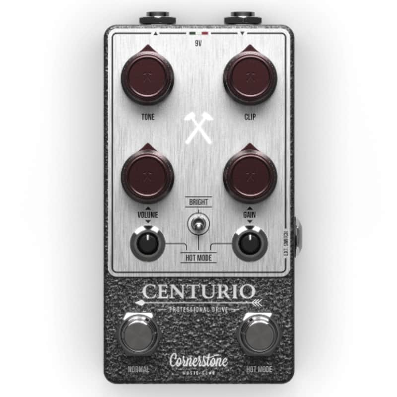 IN STOCK!!! Cornerstone CENTURIO Dual Independent Channels Klon Style Overdrive Guitar Pedal image 1