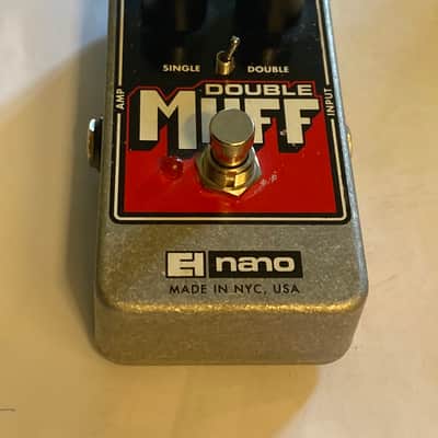 Electro-Harmonix Double Muff Nano Fuzz 2010 - 2020 - Black / Red / Metal image 5