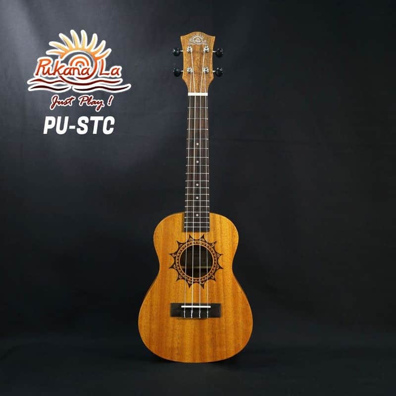 PukanaLa Model PU-STC  "Summer" Tattoo Series Sapele Mahogany Concert Ukulele image 1