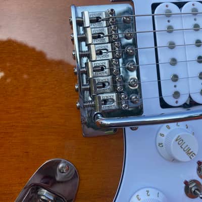 Fat Strat style body Complete Package SSH custom build locking tuners High mass Trem body Mini toggles "Gilmore mod" 14 tones image 3