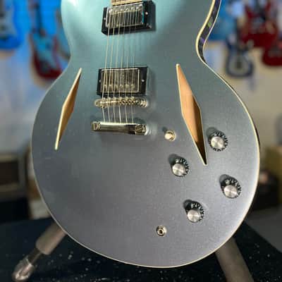 Epiphone Dave Grohl DG 335 Semi-hollowbody Electric Guitar - Pelham Blue FREE PLEK! 199 image 4