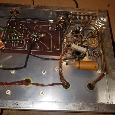 Knight Linear Deluxe Monoblock HiFi Tube Amp 5881 Rare 1955 - Chrome image 16