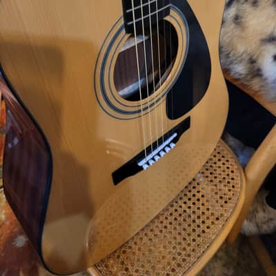 Yamaha FD01S Solid-Top Dreadnought Acoustic Guitar image 2