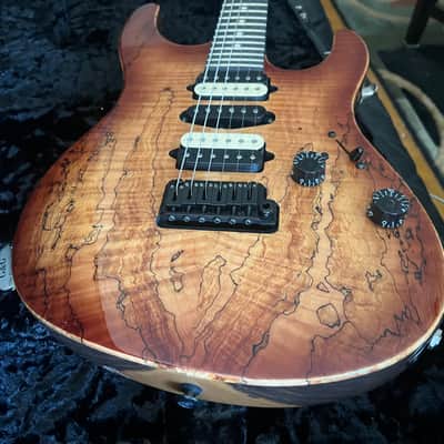 Suhr Modern Spalt Maple Brown Burst: Black Limba Body image 16