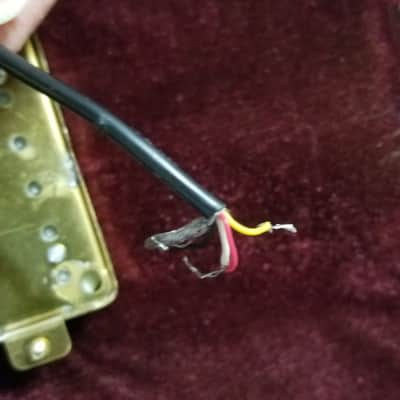 Firefly Gold Covered Humbucker- Deep Profile 10.5k Gold 4-Conductor image 3
