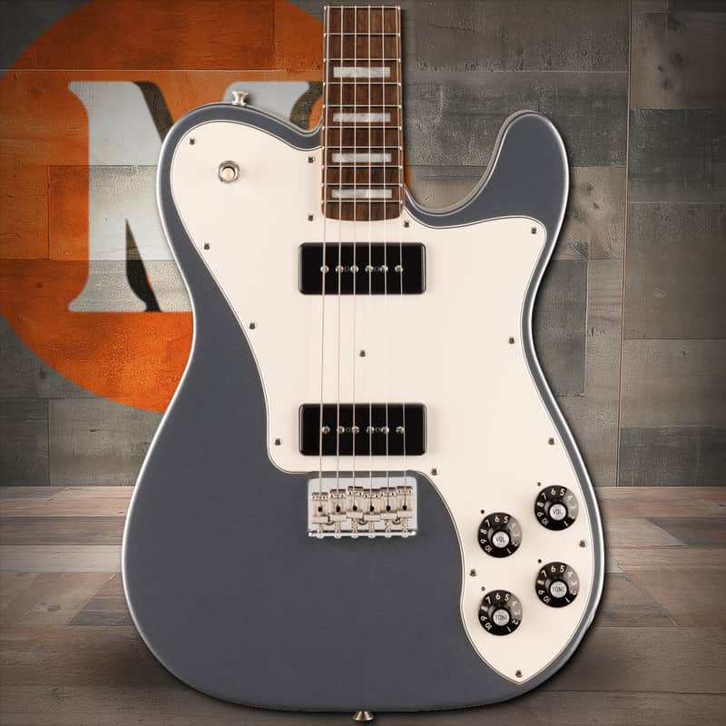 Fender Chris Shiflett Cleaver Telecaster Deluxe, Rosewood Fingerboard - Charcoal Frost Metallic image 1