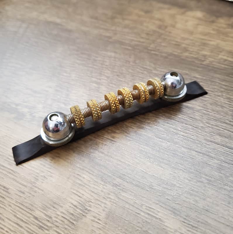 1960s Gretsch Space Control Bridge with Rosewood Base image 1