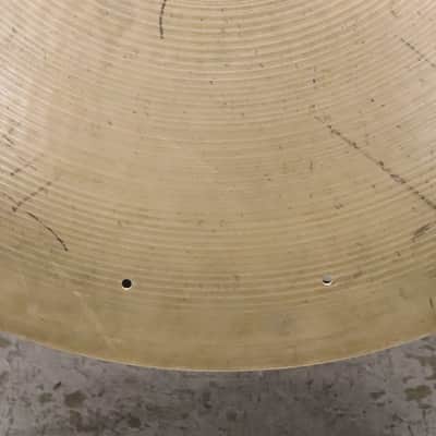 Zildjian 21" A Avedis Sizzle Ride Cymbal Vintage 1960's 2,711g's image 3