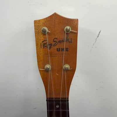 Vintage 1950's Roy Smeck Genuine Mahogany Soprano Ukulele  USA Made by Harmony image 3