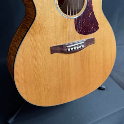 Eastman PCH3-GACE-AB Auditorium Cutaway Acoustic-Electric Guitar Amberburst w/ Gig Bag image 3