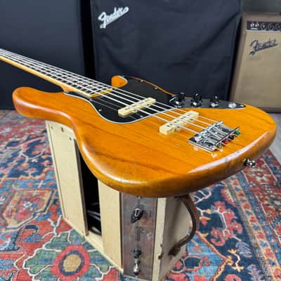Fender USA Jazz Bass Ash Nitro Refinish DiMarzio PAF Pickups Hard Case - 1979 image 14