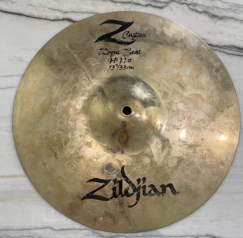 Zildjian 13" Z Custom Dyno Beat Hi-Hat Cymbals (Pair) 2001 - 2009 - Brilliant image 1