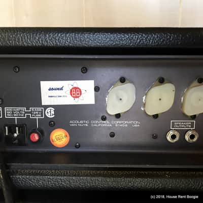 Vintage Acoustic 470 Bass / Guitar Amplifier image 13