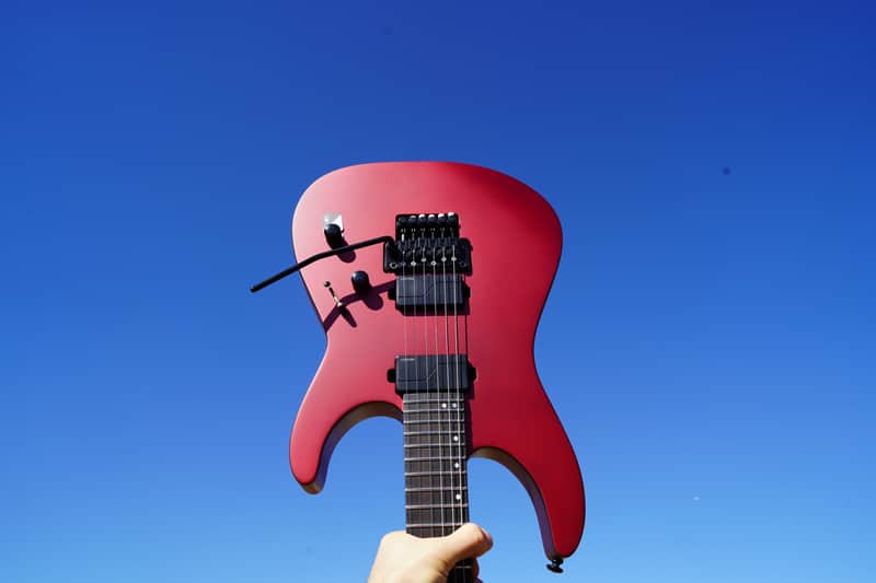 ESP LTD M-1000 - Candy Apple Red Satin 6-String Electric Guitar image 1