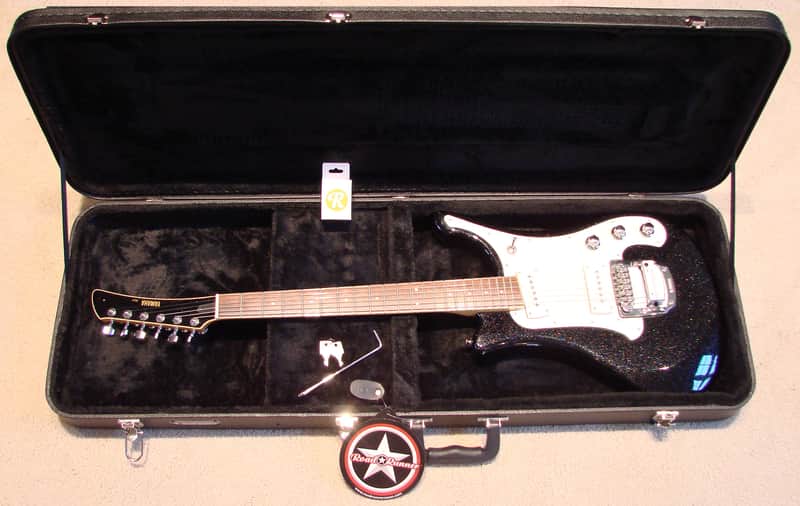 RARE Yamaha SGV 800 Electric Guitar Black Sparkle Tremolo New Case