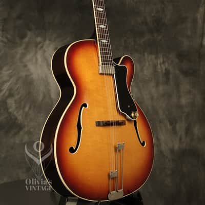 1965 Epiphone A412 Triumph Sunburst with wide nut width image 10