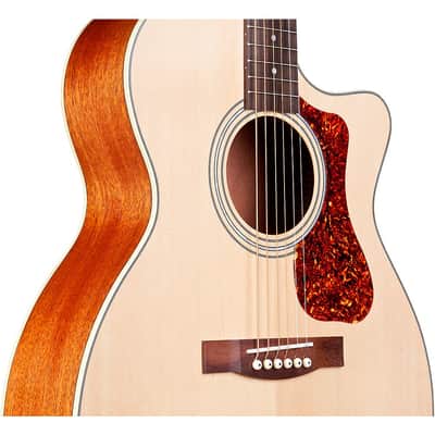 Guild OM-240CE Orchestra Cutaway Acoustic-Electric Guitar Regular Natural image 7