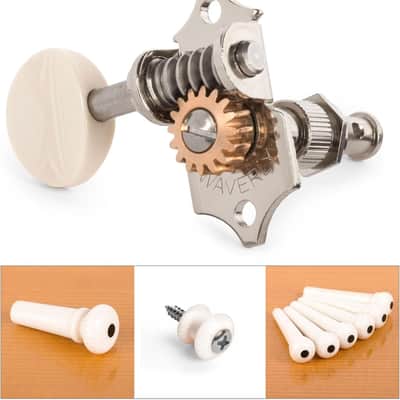 Waverly Tuners Anniversary Collection in Ivoroid, Nickel Set image 2