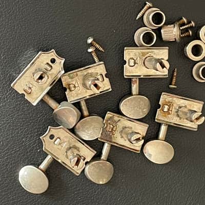 Kluson Single Line Tuners 60's RI Aged Nickel Relic Strat Tele JazzMaster image 7