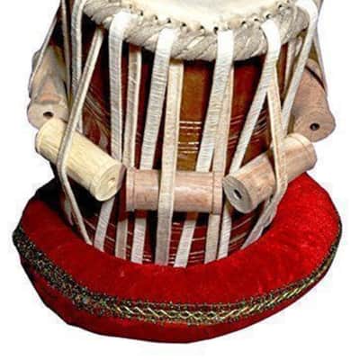 Handmade Steel Tabla Bayan,Drum Set With Bag, ,Finest Dayan with Hammer Cushions Cushions image 3