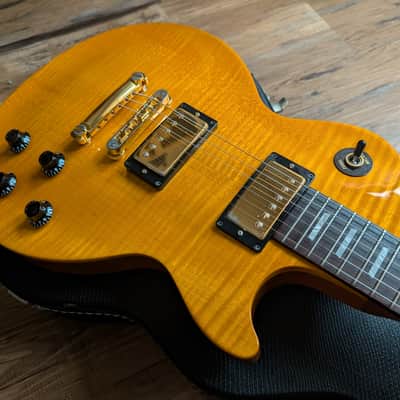 Gibson Les Paul Studio Plus 2003 Trans Amber Flame Top Very Clean W/OHSC image 7
