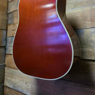 2023 Gibson Custom Shop 1960 Hummingbird Fixed Bridge VOS Heritage (Pre-Owned) - Cherry Sunburst w/case image 7
