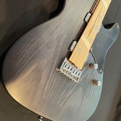 IYV ITA-450 SB Satin Black Tele Style w/ Twin Humbuckers image 5