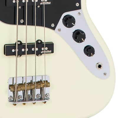 Vintage VJ74MVW ReIssued Maple Fingerboard Vintage White image 3