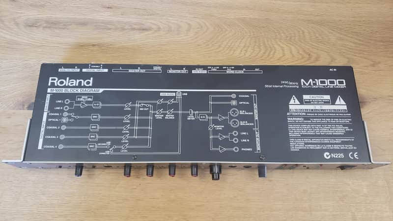 Roland M-1000 10-Channel Digital Line Mixer | Reverb