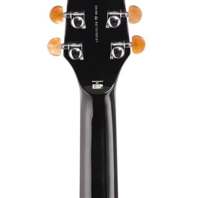 ESP LTD TL-6 Thinline Acoustic Electric Guitar Black image 7