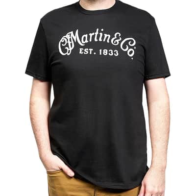 Martin Classic Logo T-Shirt (X-Large, Black) image 2