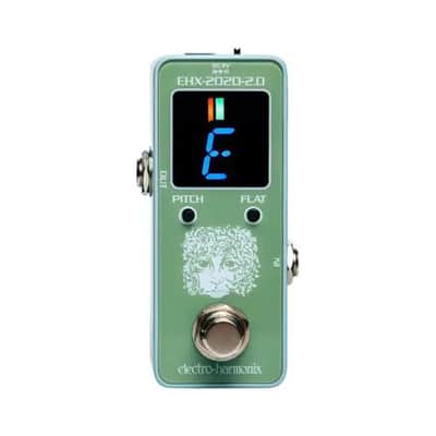 EHX ELECTRO-HARMONIX 2020 2.0 MINI PEDAL GUITAR / BASS TUNER + FREE PATCH CABLE image 2