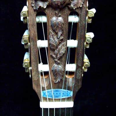 Blueberry Guitar Classical Nylon String 2023 - Hand Carved & Handmade image 3