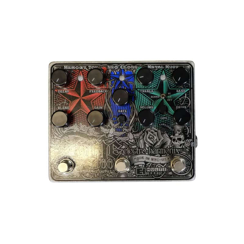 Electro-Harmonix Tone Tattoo Multi-Effect Pedal 2012 - Present Black / Gray image 1