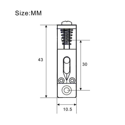 Chrome 4 String Single String Roller Saddles Bridge image 6