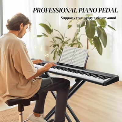 Glarry GPP-106 88 Key Full Size Semi-Weighted Standard Electric Digital Piano image 2