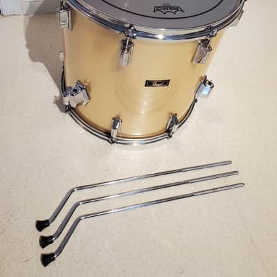 6PC VTG 1970's PEARL 22x14,16x16, 16,15,14,13 Gold Satin "Phenolic"  Concert/Power Drum Kit - Gorgeous Clean A+ image 13