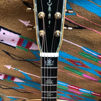 James E. Patterson Acoustic D-Style No. 233 1/2001 Guitar Masterbuilt Abalone Inlay image 9