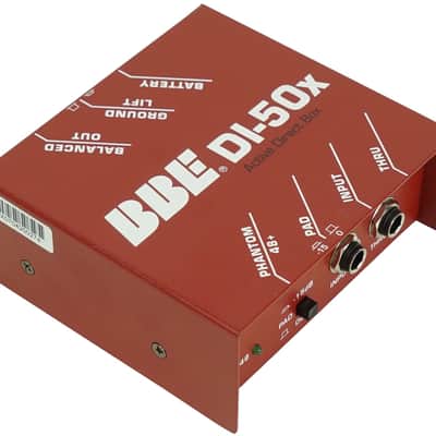 BBE Active Direct Box DI Box For Studio Recording DI-50X image 1